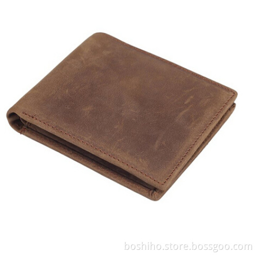 Boshiho vintage animal leather wallet